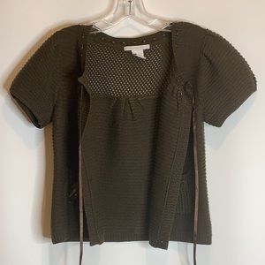 Charlotte Russe Olive Green cardigan Medium M